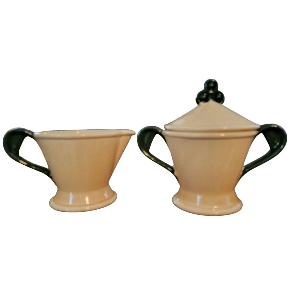 Metlox Poppytrail Provincial Homestead Sugar And Creamer Set #17 #21